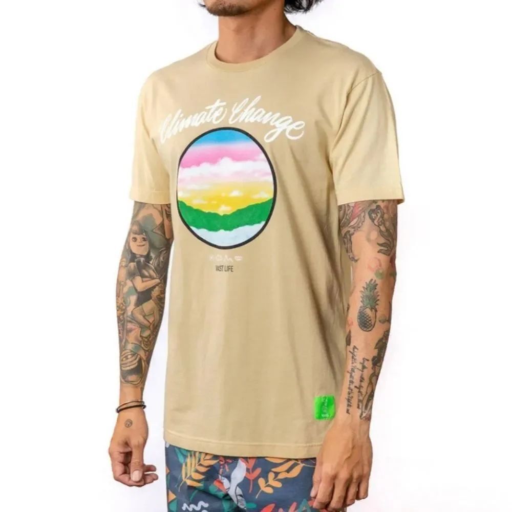 NWT VAST Men’s Short Sleeve Climate Change Graphic Tee Shirt